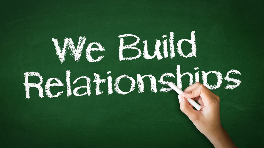 Relationships - I will initiate and make an investment in relationships with others.
